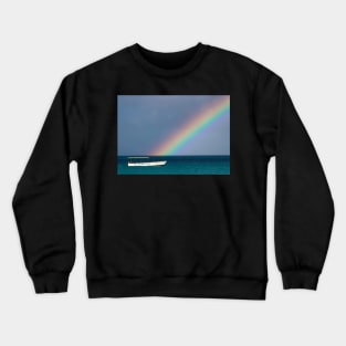 RAINBOW ON THE SEA DESIGN Crewneck Sweatshirt